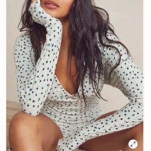 Free People Sleep Romper, New
